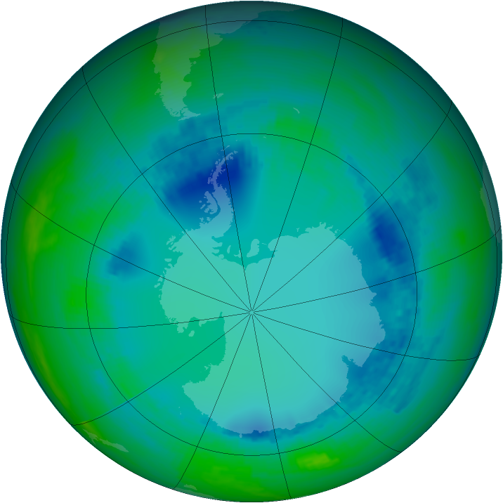 Ozone Map 2003-08-04